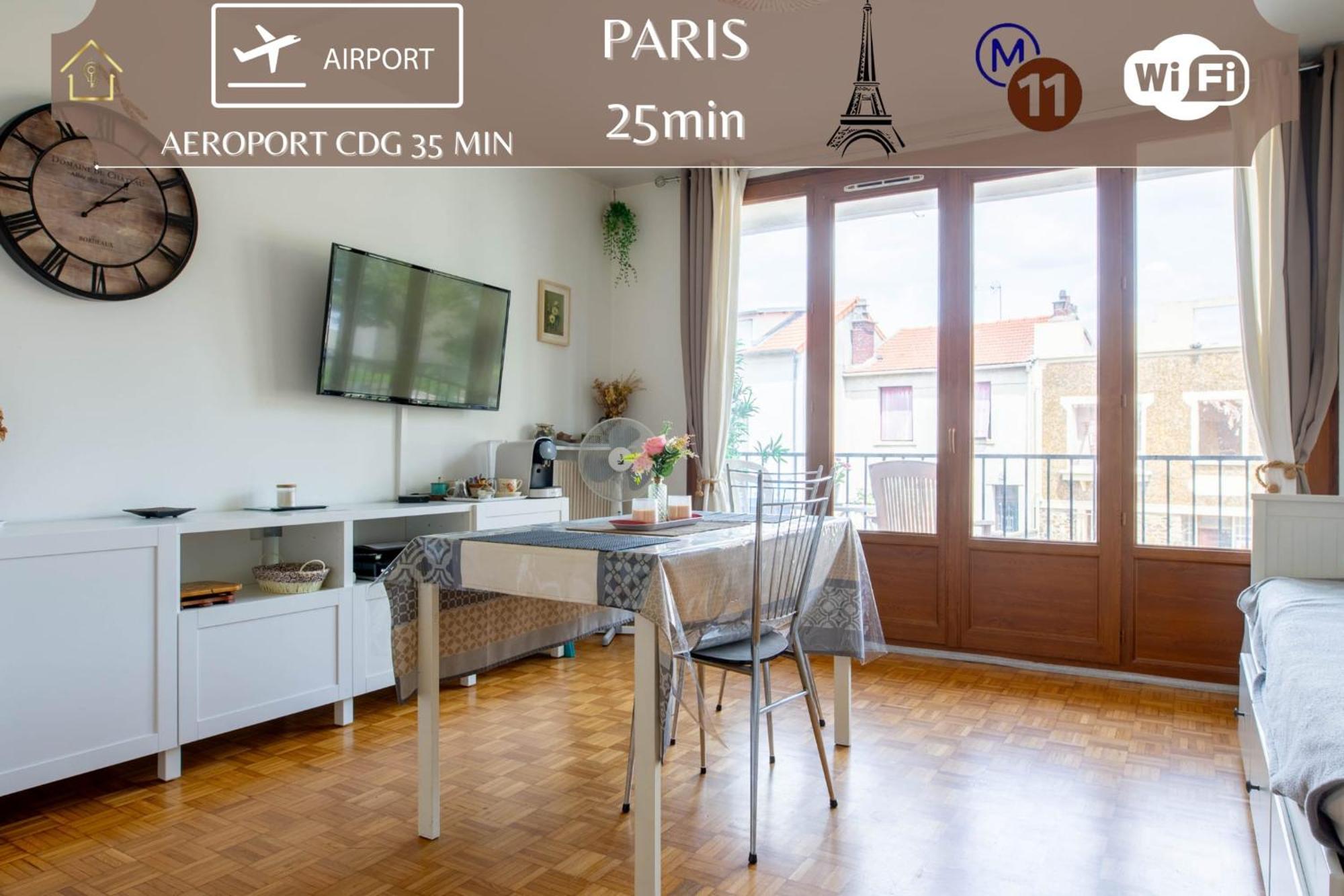 Appart Hotel - Le Nid - 25Min Paris โรแมงวิลล์ ภายนอก รูปภาพ